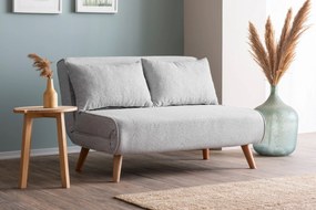 Sofá-Cama 2 Lugares Folde – Cinzento – 120 x 180 cm