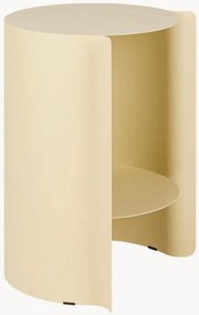 Mesa de apoio redonda com arrumação Wa