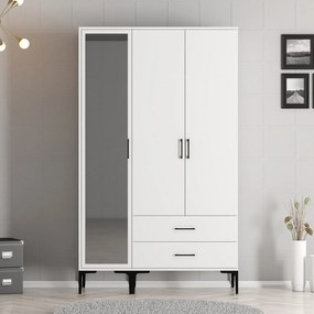 Roupeiro Kumsal RT – Branco – 120x47,5x201,4 cm