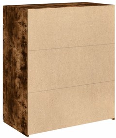 Aparador 80x42,5x93 cm derivados de madeira carvalho fumado
