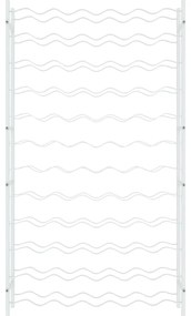 Garrafeira para 72 garrafas metal branco