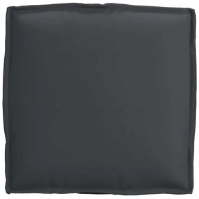 Almofadas de Palete para Assento 2 pcs Pretas 40x40x8 cm Tecido Oxford