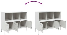 Aparador 100,5x39x79 cm aço branco