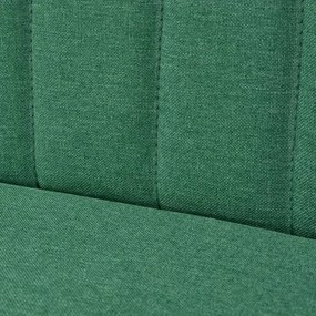 Sofá de tecido 117x55,5x77 cm verde