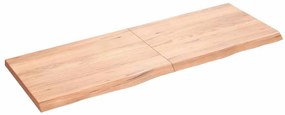 Prateleira de parede 140x50x(2-4) cm carvalho tratado castanho