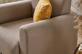 Sofá de 1 Lugar Noya – Cor Creme – 95x87x70 cm