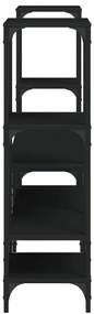 Armário de TV 206,5x28,5x95 cm derivados de madeira preto