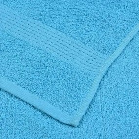 Toalhas de bidé 10 pcs 30x50 cm 360 gsm 100% algodão turquesa