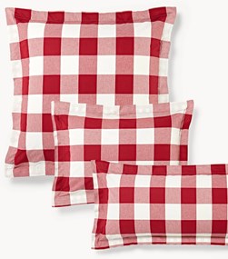 Fronha de almofada em algodão xadrez Nels