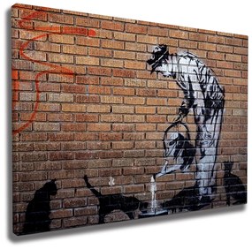 Pintura Decorativa em Tela WY50 – Multicolor – 70 x 100 cm