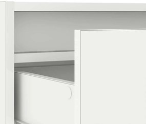 Móvel de TV com luzes LED 75x35,5x25 cm branco