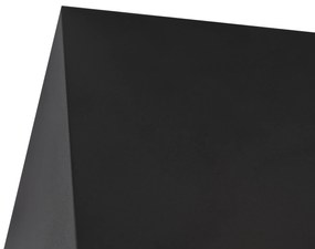 Foco de embutir design quadrado preto - Box