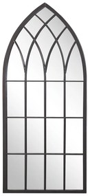 Espelho de parede em metal preto 50 x 115 cm CASSEL Beliani