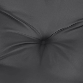 Almofadão banco jardim 100x50x7cm mesclado tecido antracite