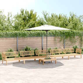 vidaXL 6 pcs conjunto de móveis de paletes p/ jardim acácia maciça