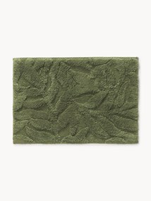 Tapete de casa de banho antiderrapante com relevo Leaf
