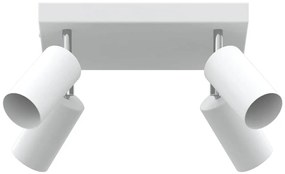 Spotlight de Teto 4 Vias Ajustável Branco GU10