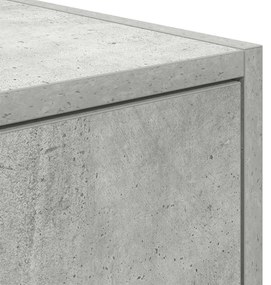 Móveis de TV 2pcs 100x31x25,5 cm deriv. madeira cinza cimento
