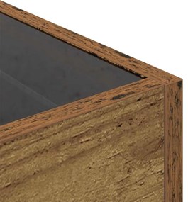 Mesa de centro Madeira antiga 50 x 50 x 30 cm