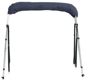 Toldo de 3 arcos Bimini c/ paredes laterais 183x(137-152)x137cm