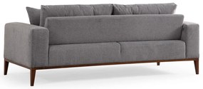 Sofá-cama de 3 Lugares Sinor – Cinzento Claro – 225x92x75 cm