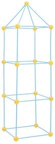 72 pcs kit de construção de forte para crianças