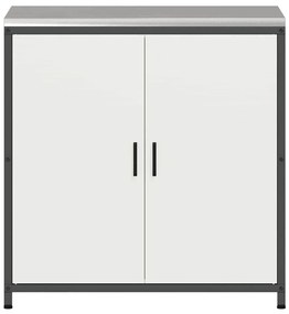 Armário de Armazenamento para Cozinha Branco 60 x 50 x 92 cm