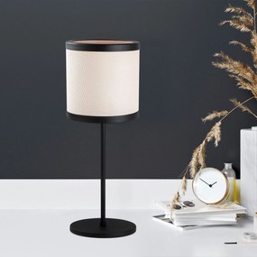Candeeiro de Mesa Way – Preto e Branco – 18 x 18 x 52 cm