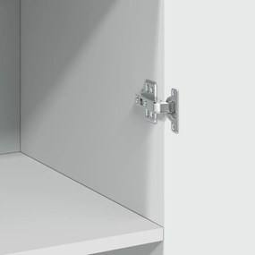 Armário alto 70x42,5x185 cm derivados de madeira branco