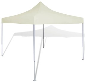 vidaXL Tenda dobrável 3 x 3 m creme