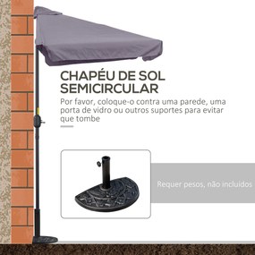 Guarda‑Sol – Versalhes – 230x130x249cm – Tecido Poliéster Anti‑UV