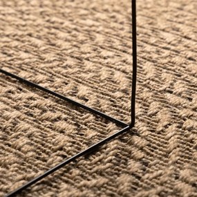 Tapete ZIZUR 160x230 cm aspeto de juta interior e exterior