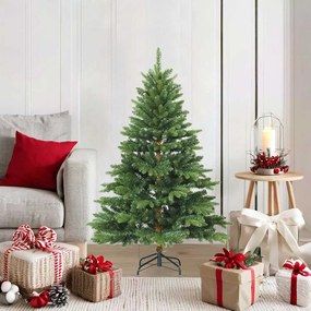 vidaXL Árvore de Natal Articulada Artificial com suporte Verde 120 cm