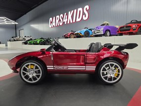 Carro elétrico para crianças Ford GT 2 pessoas 24V Pneus EVA, Assento de couro sintético Vermelho metálico