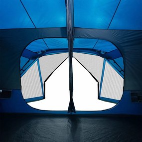 Tenda familiar 10 pessoas libertação rápida impermeável azul