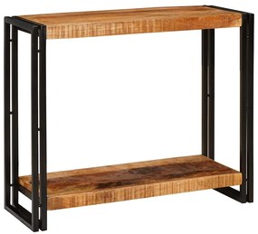 Aparador 90 x 33 x 75 cm Madeira de mangueira áspera maciça