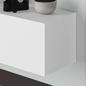 Móvel de TV "Maximus" de Parede – Branco – 180 x 30 x 30 cm – Design M