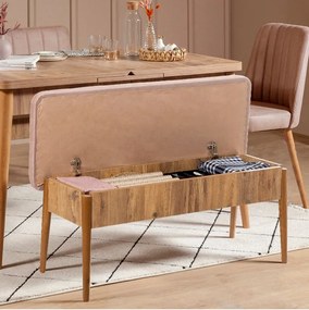 Conjunto de Mesa de Jantar Extensível e Cadeiras Vina – Pinho Atlântic