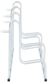 Suporte independente para 5 bicicletas aço galvanizado