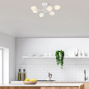 Candeeiro de Teto Camflo – Branco – 81 x 81 cm