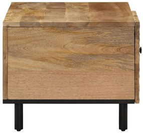 Mesa de centro 80x50x40 cm madeira de mangueira maciça