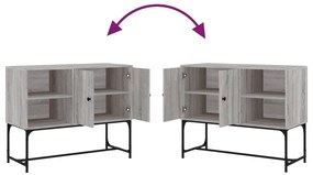 Aparador 100x40x79,5 cm derivados de madeira cinzento sonoma
