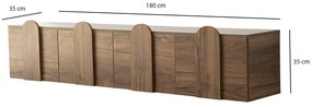 Móvel TV Stand New Line – Nogueira – 180 x 35 x 35 cm