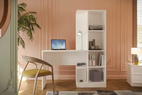 Secretária Lavinia – Branco – 128x157x45 cm