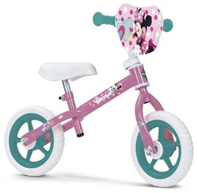 Bicicleta Infantil Toimsa Minnie Mouse Huffy Cor de Rosa 10" sem Pedais
