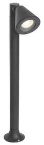 Candeeiro de exterior moderno preto ajustável 60 cm IP44 - Ciara Moderno