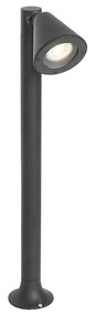 Poste externo moderno preto 60 cm IP44 - Ciara Moderno