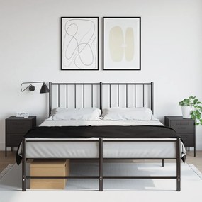 vidaXL Mesas de cabeceira 2 pcs 36x39x50,5cm aço preto