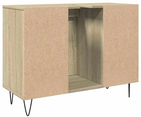 Armário p/ casa banho 80x33x60cm deriv. madeira carvalho sonoma