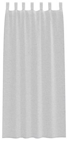 Cortinas 2 pcs Cinzento-claro 140 x 245 cm Poliéster